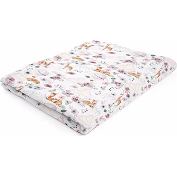 Dětská deka Dětská deka Velvet Light Srnečky/růžová - 100X135 CM