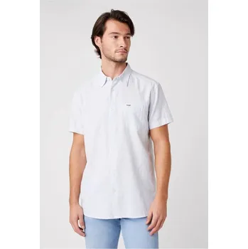 Pánská košile WRANGLER® pánská košile CERULEAN BLUE XXL