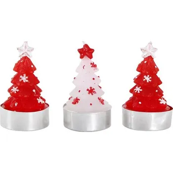 Svíčka Provence Svíčka čajová stromeček 3 ks