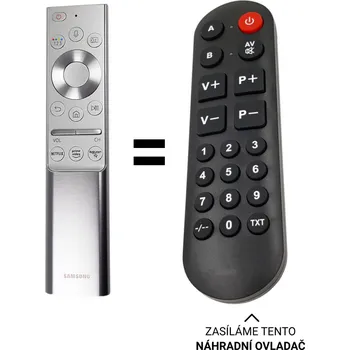 Dálkový ovladač Samsung QE50Q67AAU náhradní dálkový ovladač pro seniory.