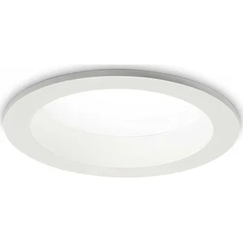 Ideal Lux 193434 LED zápustné stropní bodové svítidlo Basic wide 1x30W | 3150lm | 4000K | IP44 - bílá + Sada inteligentní žárovky E14 s dálkovým ovladačem - RGB, WiZ