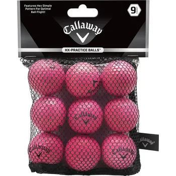 Golfový míček CALLAWAY HX tréninkové míčky růžové (9 ks)
