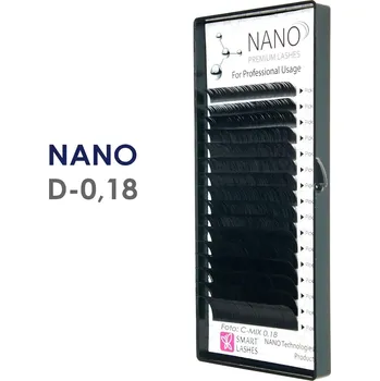 Umělé řasy NANO - D - 0.18 mm