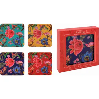 prostírání Leander 1907, Loučky u Karlových Varů Leonardo - Korkové prostírání pod skleničky Anthina /10*11 cm/ - 4 ks