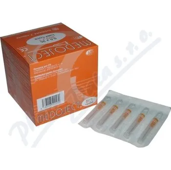 Injekční jehla Inj.jehla 0.5x25 oranžová Chirana 100ks jednoráz.