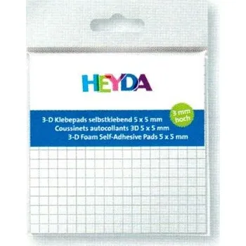 Heyda Oboustranné samolepící čtverečky 0,5 cm