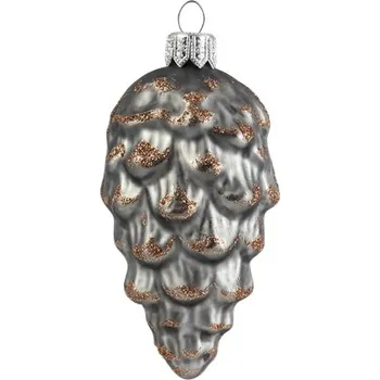 Šiška šedá s hnědým posypem