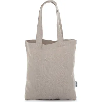 Nákupní taška Lněná taška Warsa Oatmeal Tom Linen
