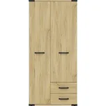 BRW Šatní skříň Lara SZF2D2S