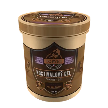Jezdectví Topvet Kostivalový gel pro koně 500 ml
