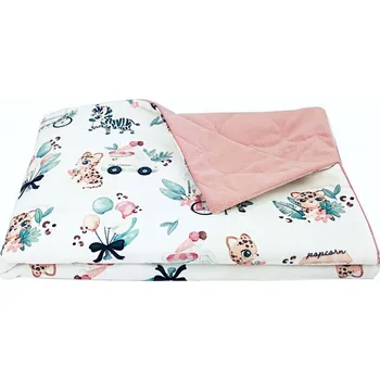 Dětská deka Dětská deka Velvet Light FunPark/růžová - 70X100 CM