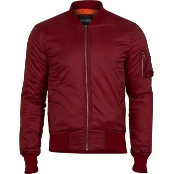 Pánský bomber Bunda Surplus Bomber Basic - červená, 3XL