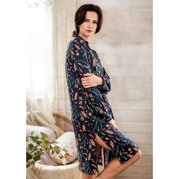 Dámské noční prádlo Noční košile Key dlouhá propínací LND 931 nadměrná Velikost: 4XL, Vzor: 931