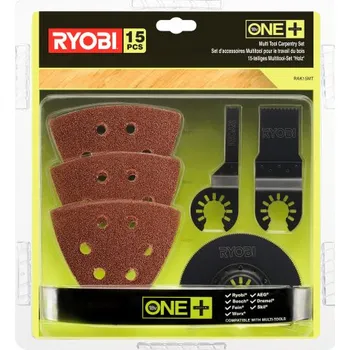 Dílna RYOBI RAK15MT 15ks univerzální tesařská sada do mulfunkčního nářadí 5132002809