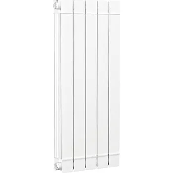 Radiátor Radiátor GARDA 1000 107x 40x9cm hliníkový bílý teplovodní boční připojení 5 čl. lipovica