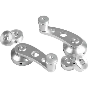 Lampa Sportovní hliníkové kliky do auta ke stahování oken ALUMINIUM RACING LEVERS 6 cm
