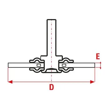 CMN-KARNASCH Obvodový kartáč kadeřavý GG102 mosaz Průměr (mm): 80, Max. otáčky: 12000, Šířka kartáče (mm): 12
