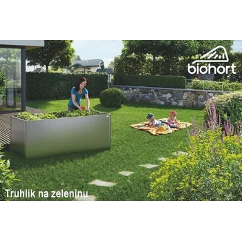 Truhlík Biohort Zvýšený truhlík na zeleninu 1 x 0,5 tmavě šedá metalíza