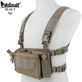 Wosport WST Taktický Chest rig D3CRM - Pískový