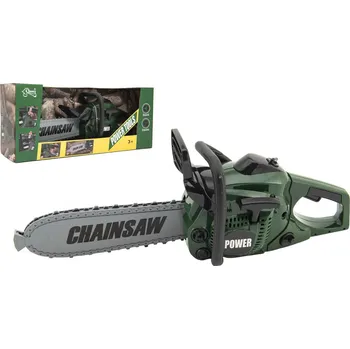 Dětské zahradní nářadí Teddies Motorová pila řetězová se zvukem 40 cm