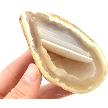 Přírodní kámen Přírodní achát geoda z Brazílie (175g)