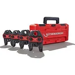 Set 4 čelistí Standard V/SV 15-18-22-28 mm v kufru 015060X Rothenberger (Rothenberger 015060X Sada lisovacích čelistí V / SV 15, 18, 22, 28 pro Romax 3000, 4000, AC ECO)