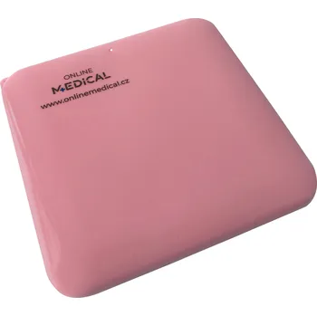 Sluneční brýle Obal na respirátory OnlineMedical hranatý - růžový