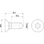 Textar TPM0008 šroub