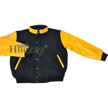 Bunda Tackla Baseball Jacket černo-žlutá Barva: černo-žluté, Velikost: XL