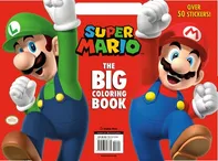 Super Mario: The Big Coloring Book: Over 50 Stickers! - Penguin Random House [EN] (2020, brožovaná)