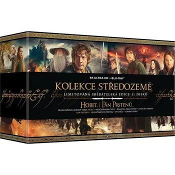 Blu-ray film Blu-ray Kolekce Středozemě limitovaná sběratelská edice 31 disků