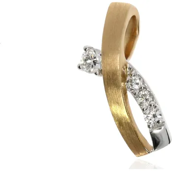 Přívěsek Zlatnictví Helios Kombinovaný přívěsek s diamanty