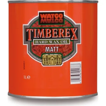 barva a nátěr na dřevo Tvrdý, matný bezbarvý voskový olej na dřevo Rust-Oleum Timberex Hard Wax Oil Matt Balení: 5 L
