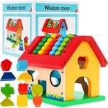 Mamido Dřevěný multifunkční domeček