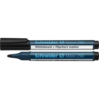 SCHNEIDER Popisovač na bílou tabuli a flipchart Maxx 290, černá, 1-3 mm, kuželový hrot, SCHNEIDER 129001 17093