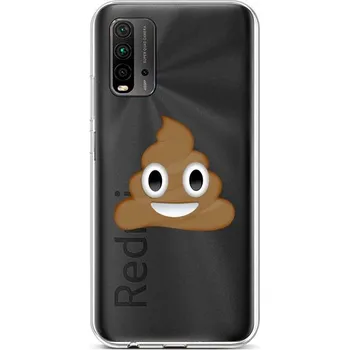 Pouzdro na mobilní telefon Kryt Xiaomi Redmi 9T silikon Poo (obal neboli pouzdro na Xiaomi Redmi 9T)