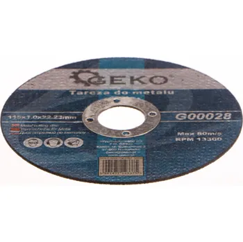 Řezný kotouč GEKO G00028 ŘEZNÝ KOTOUČ NA KOV, 115X1,0X22,23MM