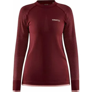 Běžecké oblečení Triko Craft Triko Craft ADV Warm Fuseknit Intensity 1909735 dámské dl.r. rhubarb gum S S