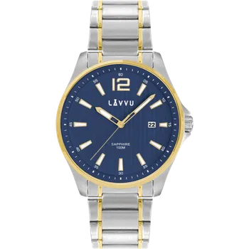 Módní doplněk Pánské hodinky LAVVU NORDKAPP Bicolor Blue LWM0166