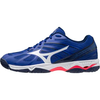 Pánská sálová obuv Obuv MIZUNO WAVE HURRICAN 3 Barva: ReflexBlueC-Wht-DivaPink, Velikost: 36,5, Pohlaví: Dámské