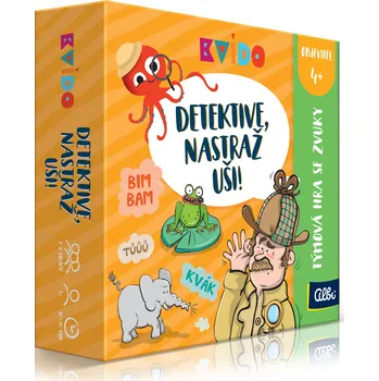Desková hra Albi Kvído: Detektive, nastraž uši!