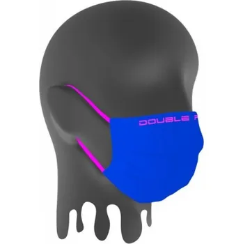 rouška Ochranná rouška " Blue/Neon Violet " Double Red