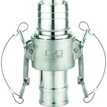 Fitinka SKS 200-T3: vsuvka Kamlok 52mm, PN60, nerez, páskovací (vsuvka Kamlok 52mm, PN60, nerez, páskovací)