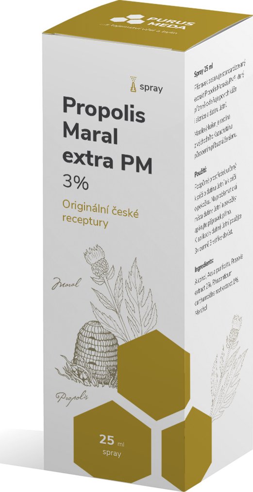 PURUS-MEDA Propolis Maral extra PM 3% ústní spray 25 ml