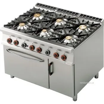 Sporák RM GASTRO GN 2/1 CF6-912 GEV RM 900