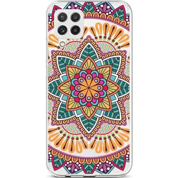 Pouzdro na mobilní telefon Kryt Samsung A22 silikon Happy Mandala (obal neboli pouzdro na Samsung A22)