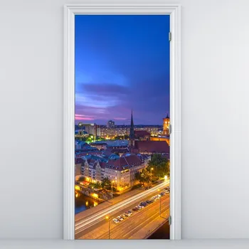 Fototapeta LuxusniObrazy.cz Fototapeta na dveře - Modré nebe nad Berlínem