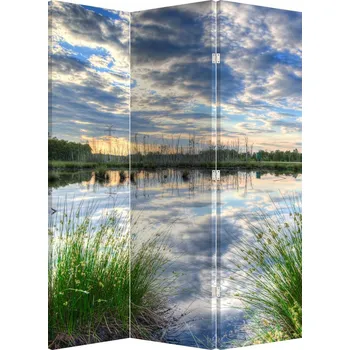 Paraván LuxusniObrazy.cz Paraván - Jezero s rákosím