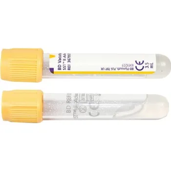 Zkumavka Vacutainer pro separaci séra 3,5 ml SST II, zlatý uzávěr, 100 ks