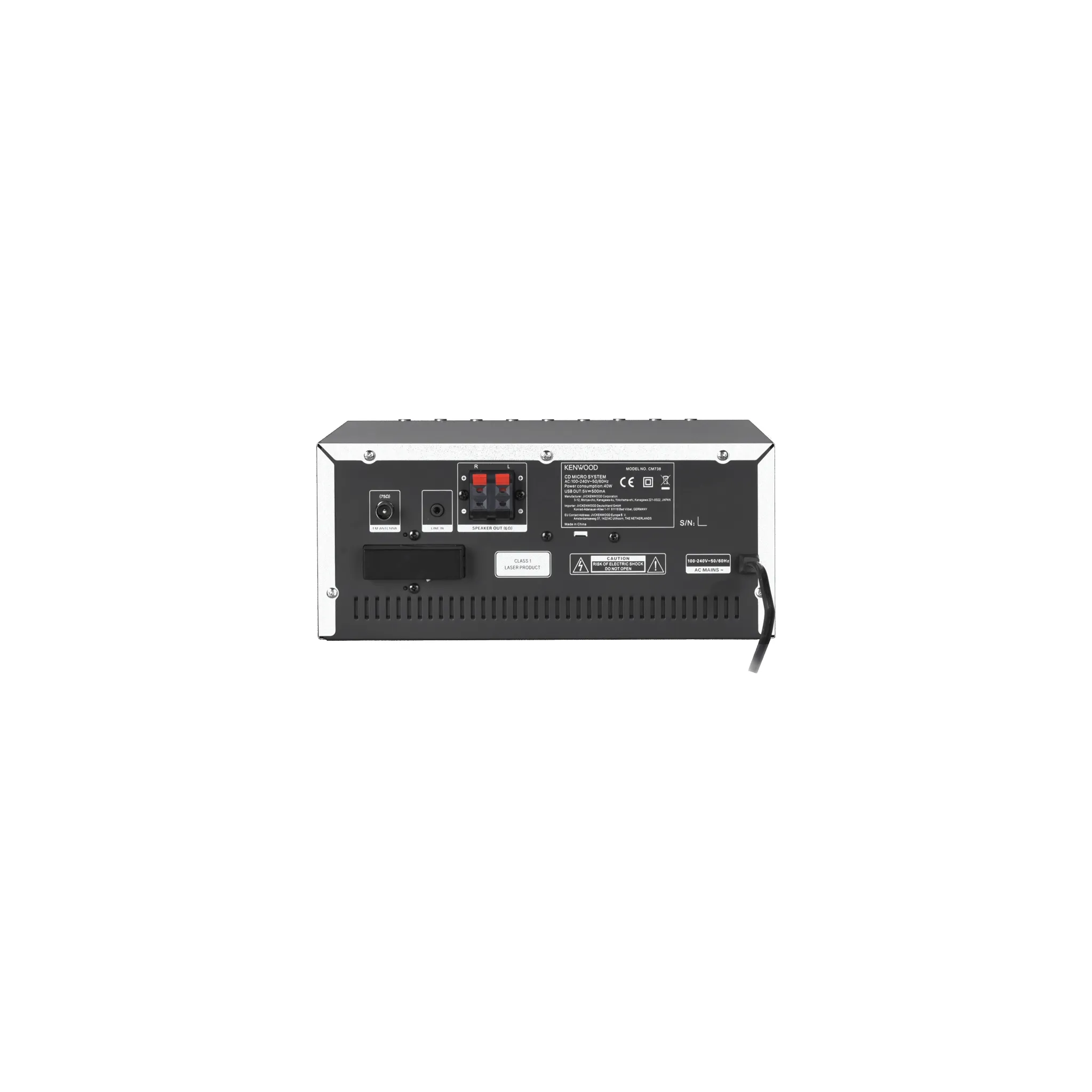 Fotografie 5 - Hi-Fi systém Kenwood Electronics M-9000S stříbrný